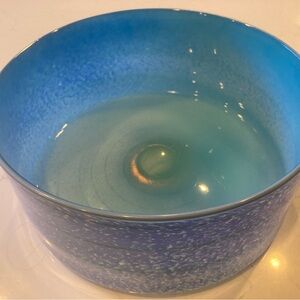 Taylor Backes hand blown glass bowl
